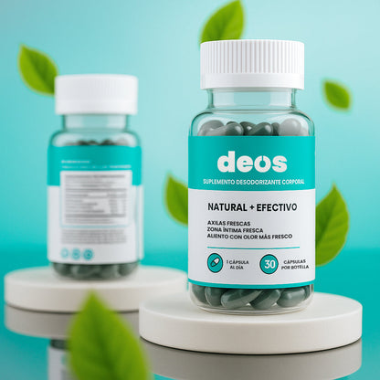 DEOS™ – Desodorante Interno Natural para Neutralizar Olores Íntimos, Frescor y Bienestar Diario
