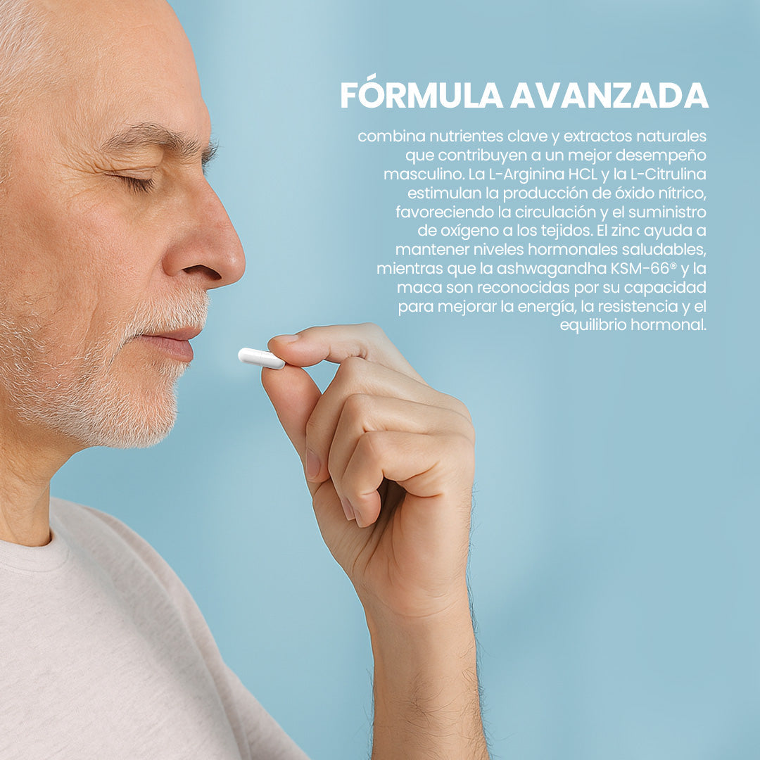 Selerb NAD+ para Hombres – Energía, Circulación y Anti-Edad