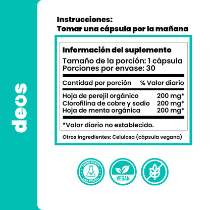 DEOS™ – Desodorante Interno Natural para Neutralizar Olores Íntimos, Frescor y Bienestar Diario