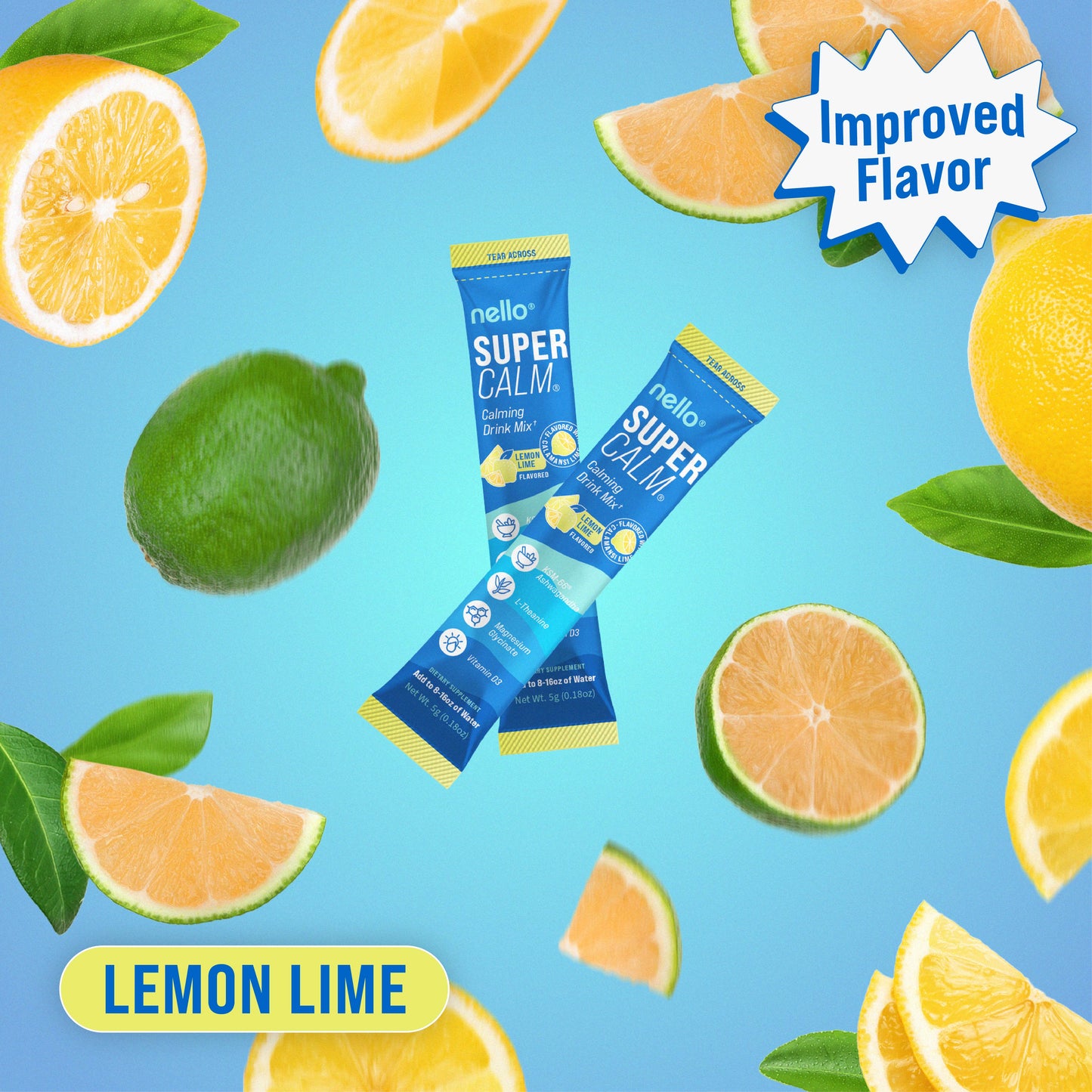 Nello Supercalm™ Ashwagandha – Equilibrio Emocional y Claridad Mental