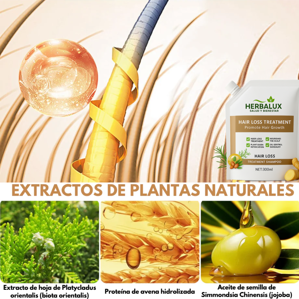 Anti-Hair Fall Shampoo - Anti-Caída y Reactivación Capilar