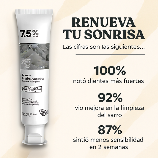 Herbalux Teeth™ Pasta Dental de Nano-Hidroxiapatita