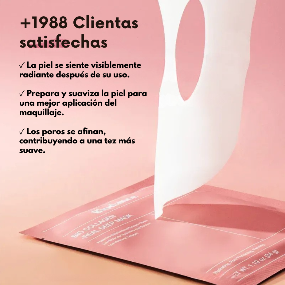 Bio Collagen Real Deep Mask - Despierta con el rostro fresco y luminos