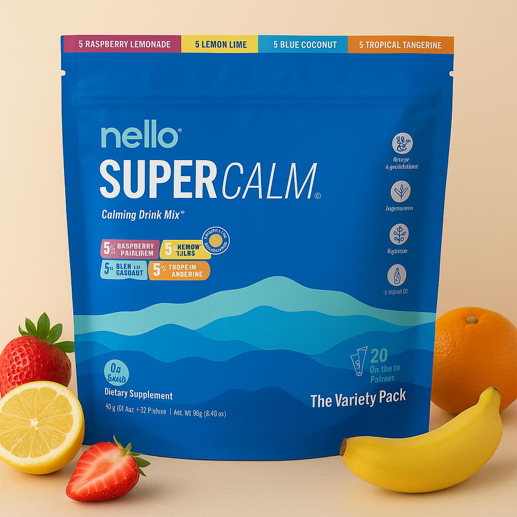 Nello Supercalm™ Ashwagandha – Equilibrio Emocional y Claridad Mental