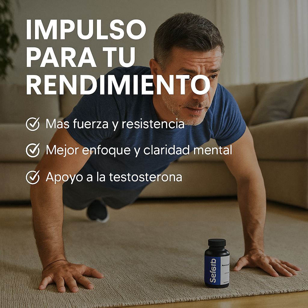 Selerb NAD+ para Hombres – Energía, Circulación y Anti-Edad