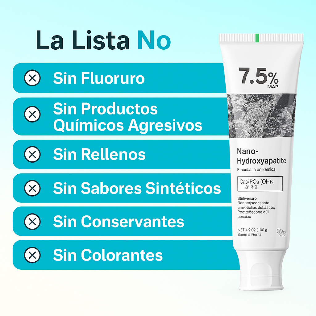 Herbalux Teeth™ Pasta Dental de Nano-Hidroxiapatita