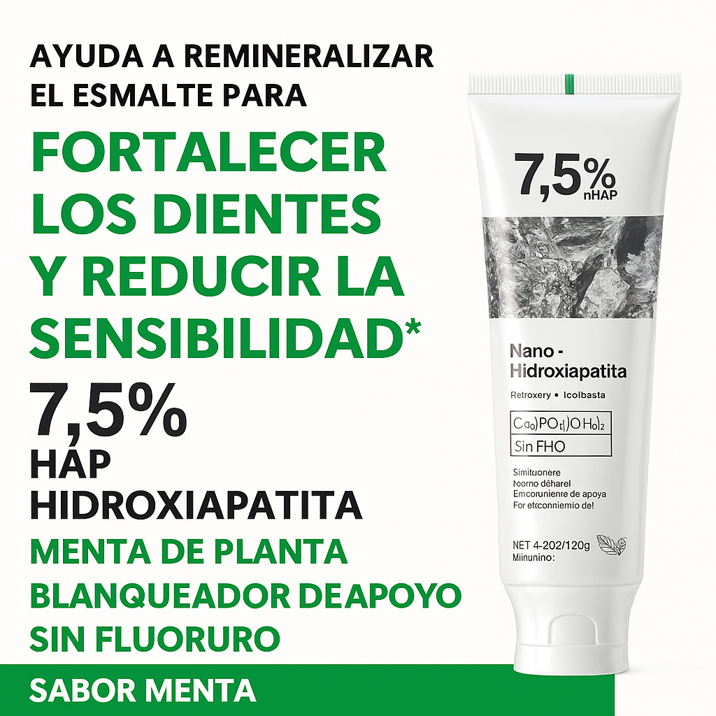 Herbalux Teeth™ Pasta Dental de Nano-Hidroxiapatita