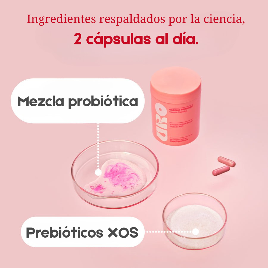 URO Cápsulas Probióticas Vaginales – Equilibrio Íntimo, pH Saludable y Prevención Natural