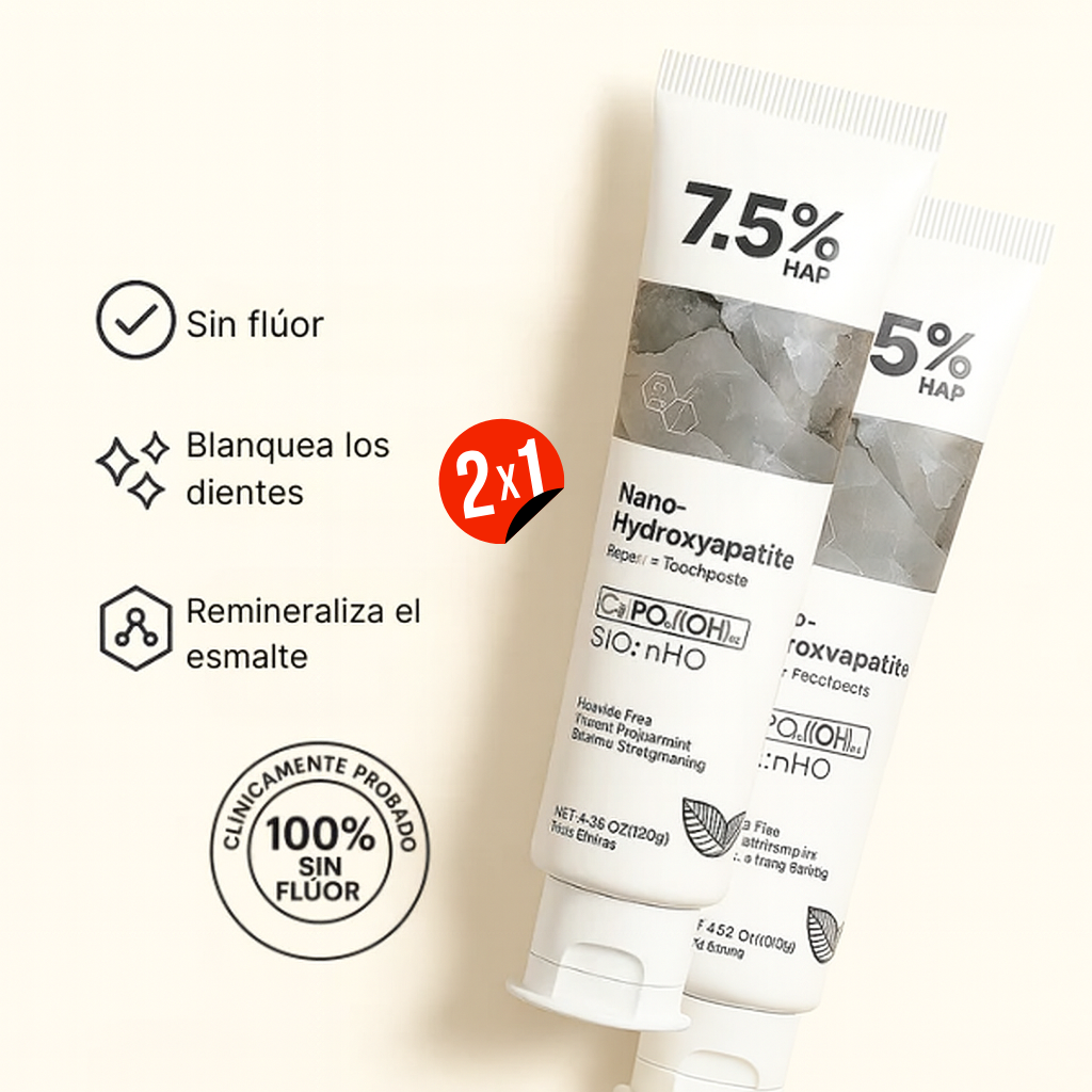 Herbalux Teeth™ Pasta Dental de Nano-Hidroxiapatita