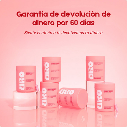 URO Cápsulas Probióticas Vaginales – Equilibrio Íntimo, pH Saludable y Prevención Natural